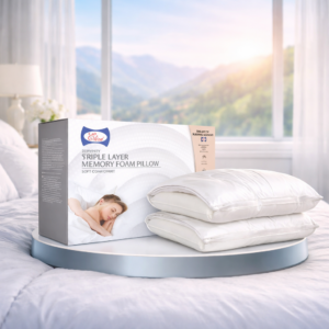 Triple layer Memory foam Pillow